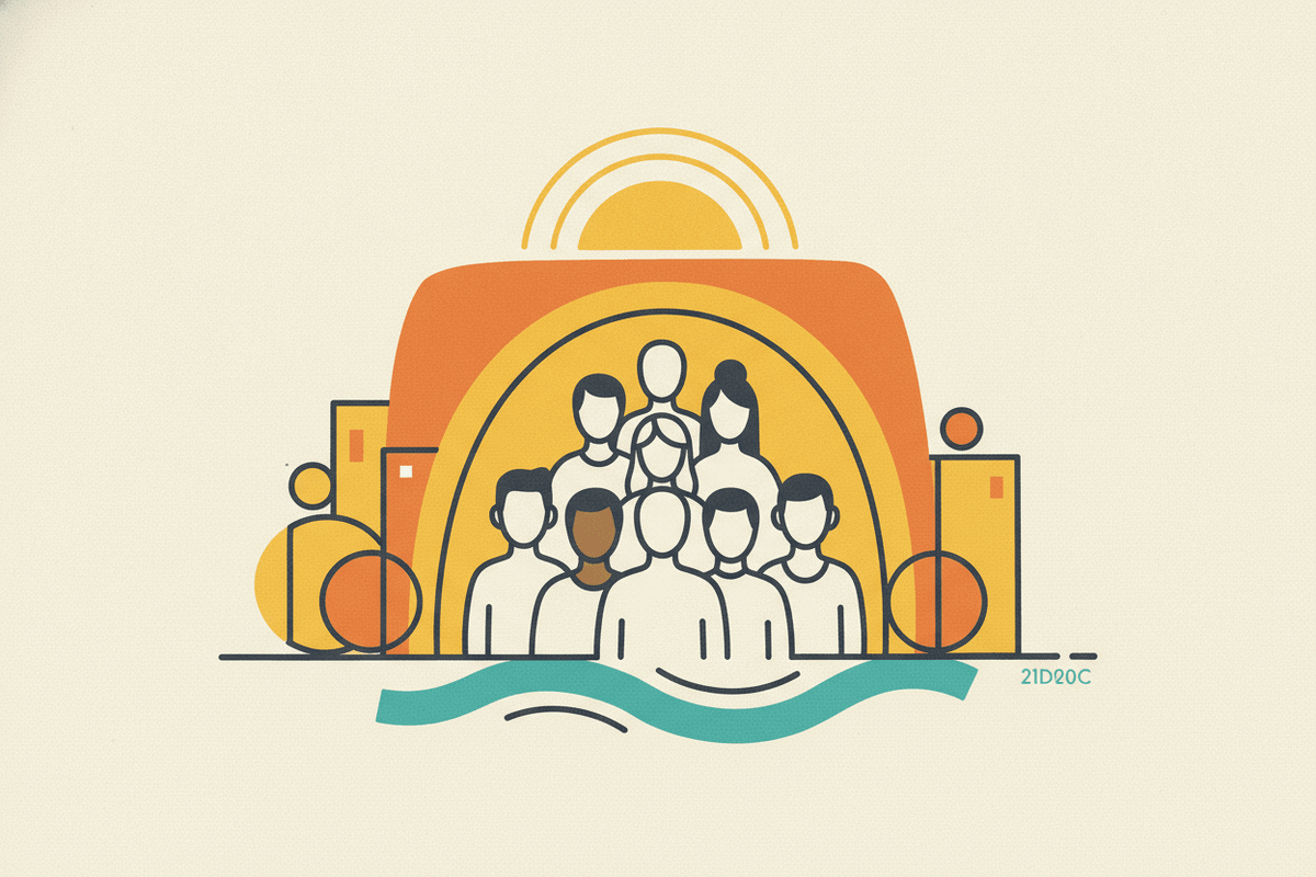 Editorial illustration for “Belgium Mandatory Medical Insurance”.