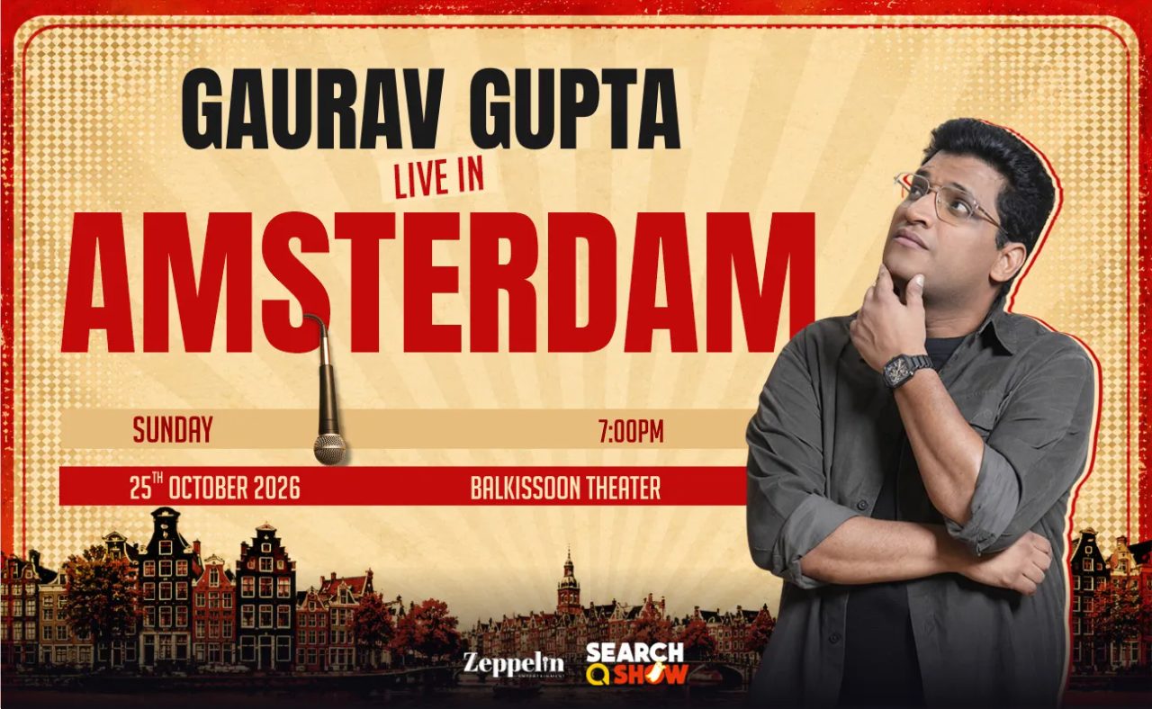 Poster for Gaurav Gupta Live in Amsterdam
